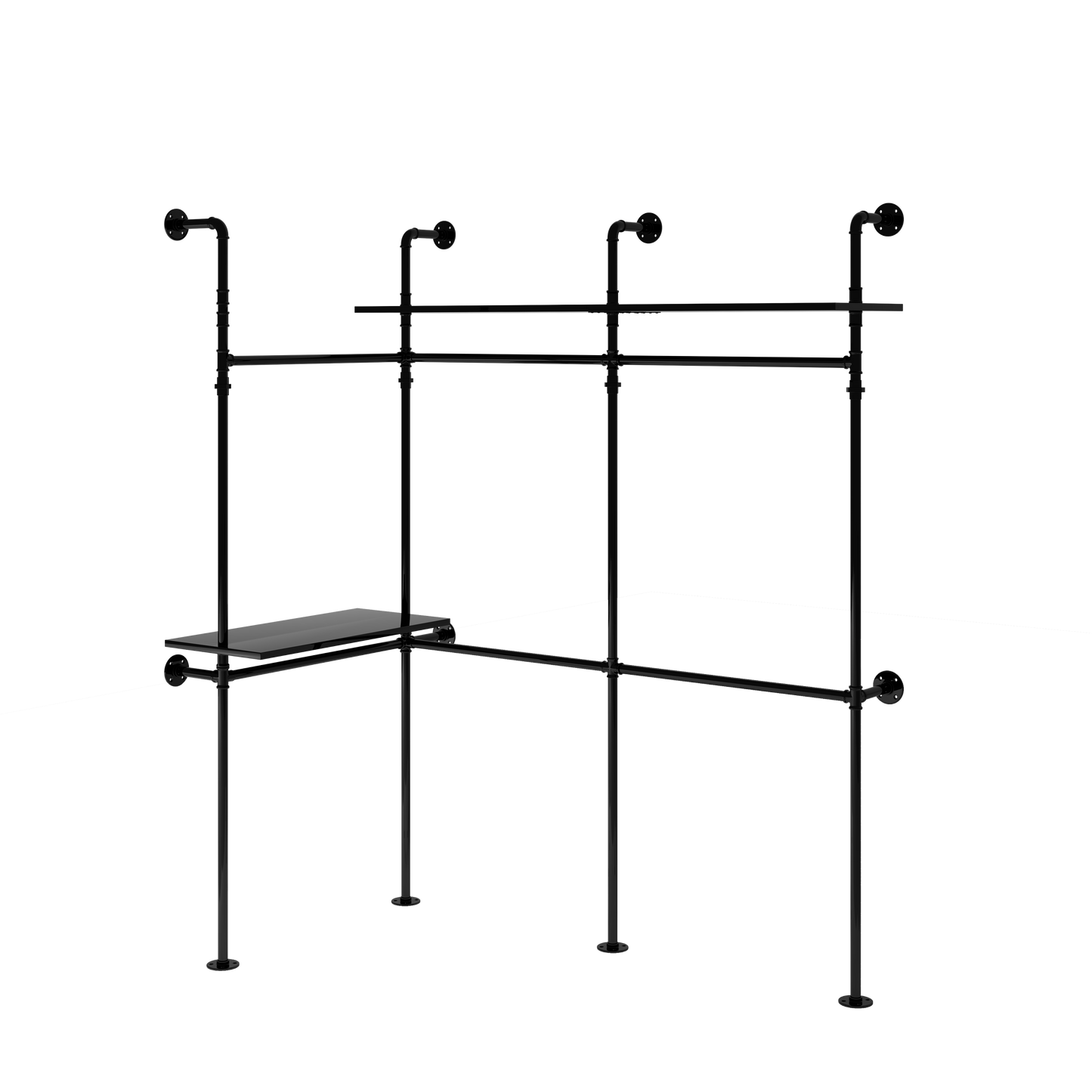 Lula Industrial Garment Rack