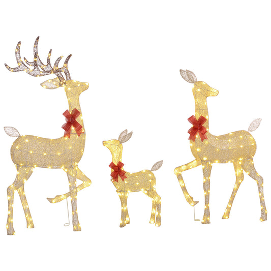 Cleo Contemporary Lighted Christmas Deer