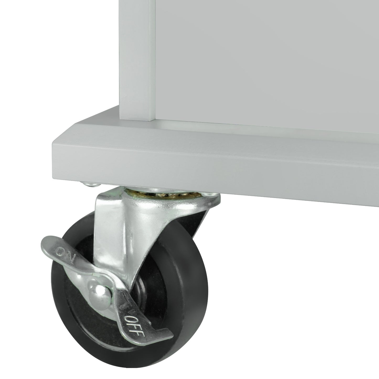 Somerset Modern Rolling Kitchen Cart Organizer
