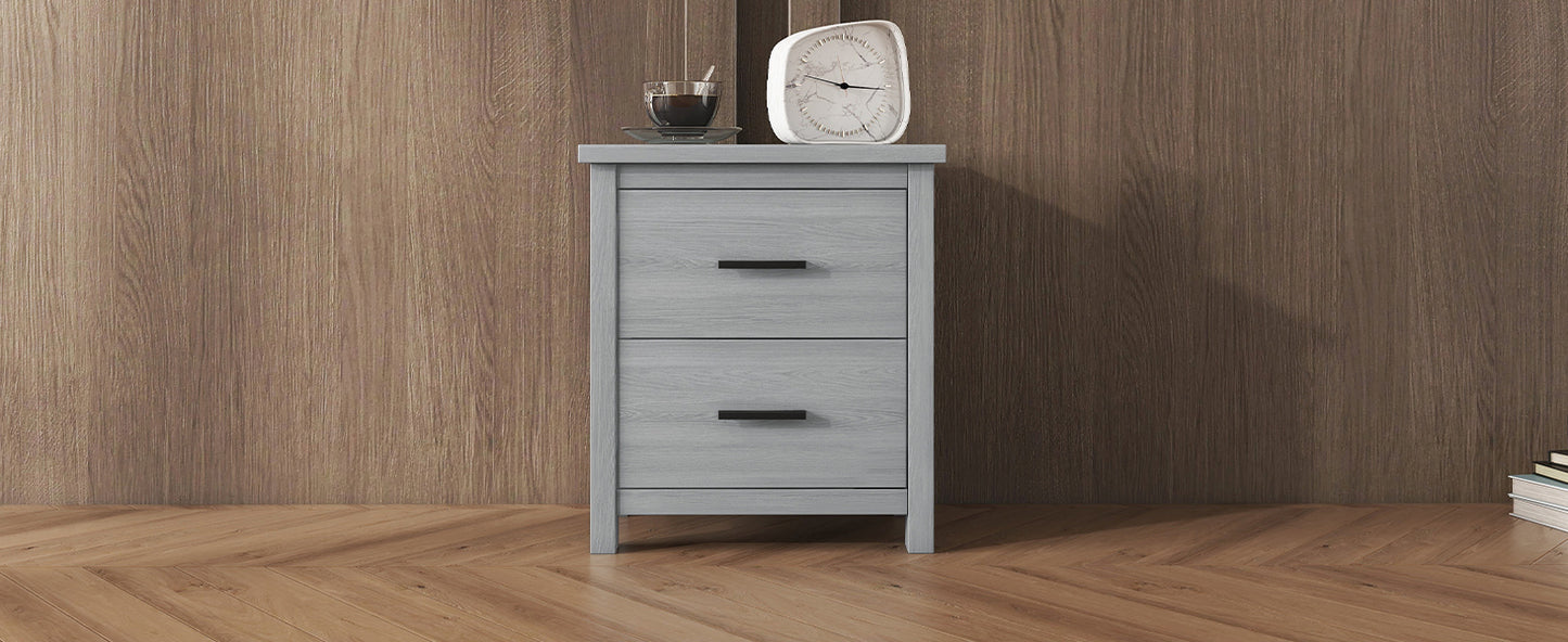 Centerville Modern Havenwood Rustic Nightstand
