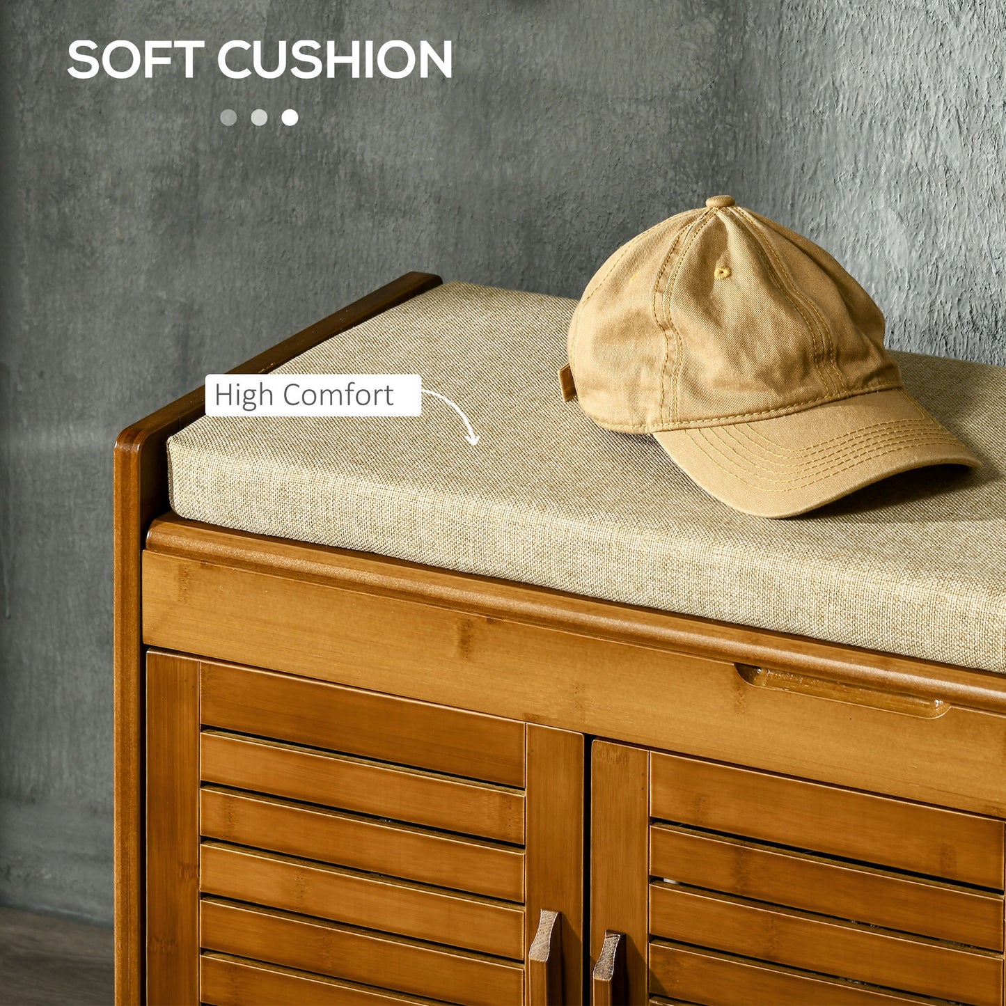 Ghivi Craftsman Entryway Storage Bench