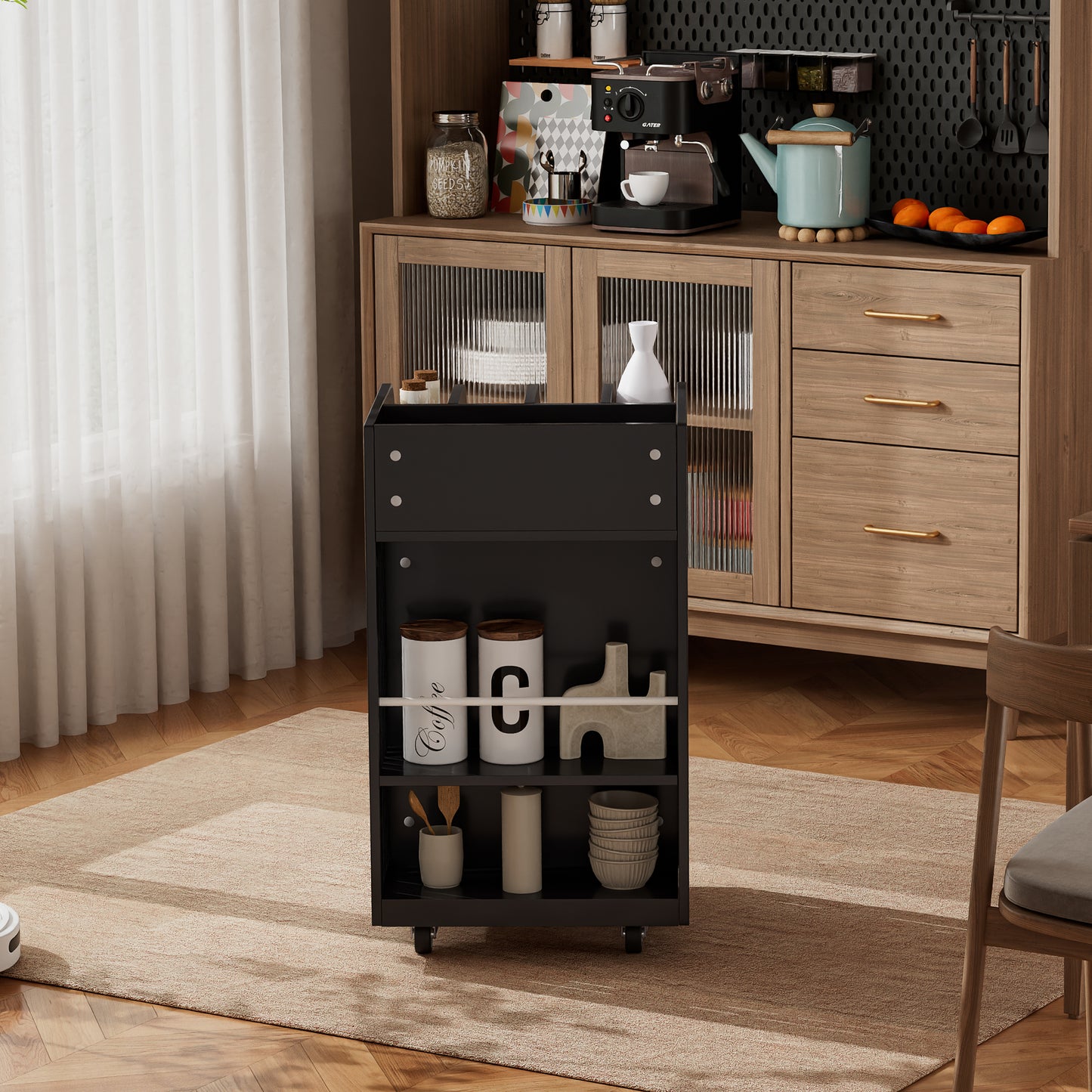Oakridge Modern 4 Tier Kitchen Spice Rack