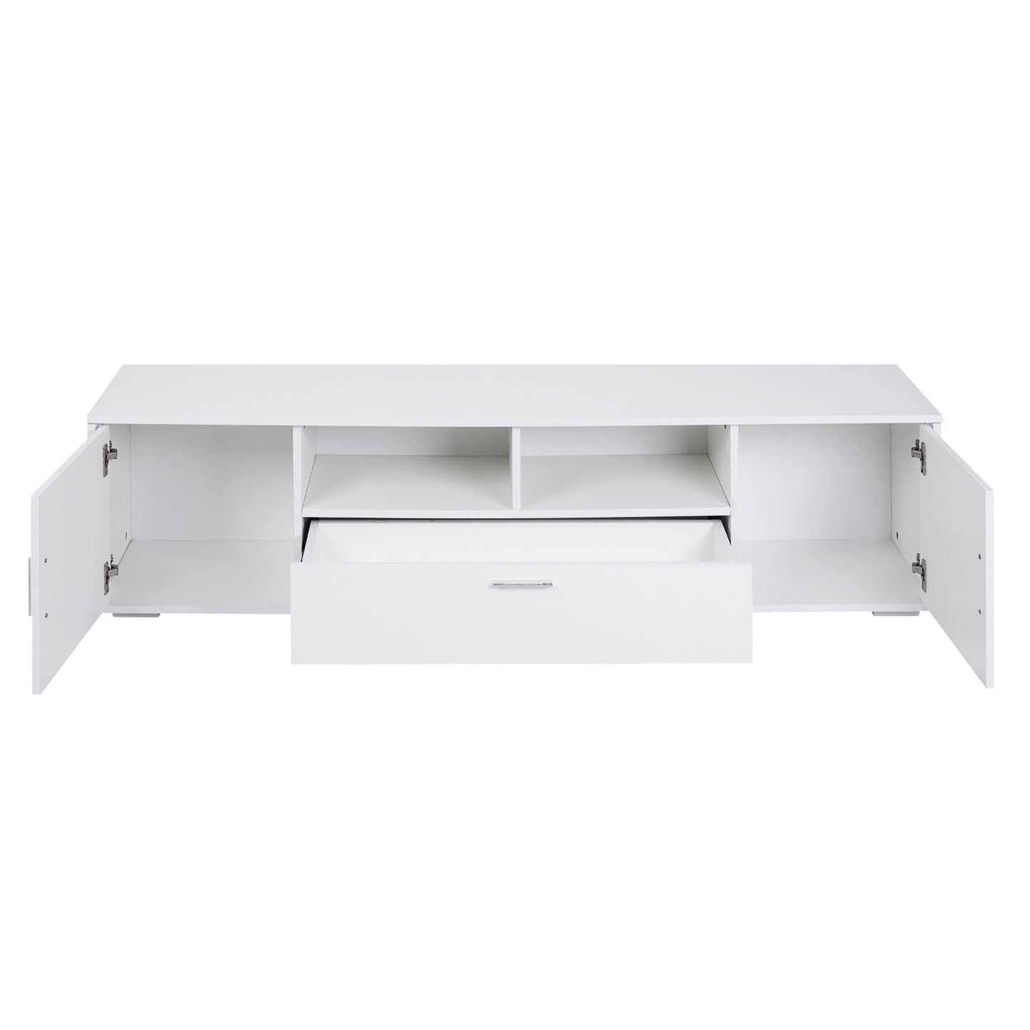 Justo Modern Stand with LED Lights Entertainment Table