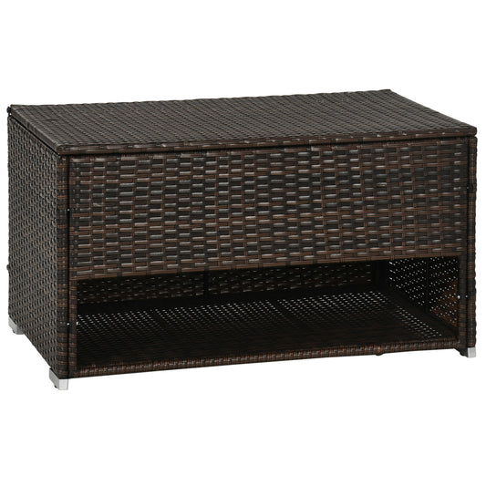 Napa Contemporary Outsunny Outdoor Deck Box Rack