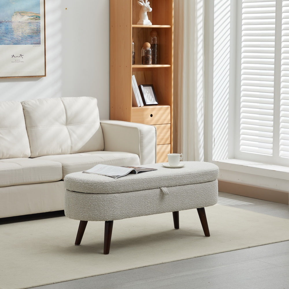 Napa Modern Basics Upholstered Storage Ottoman