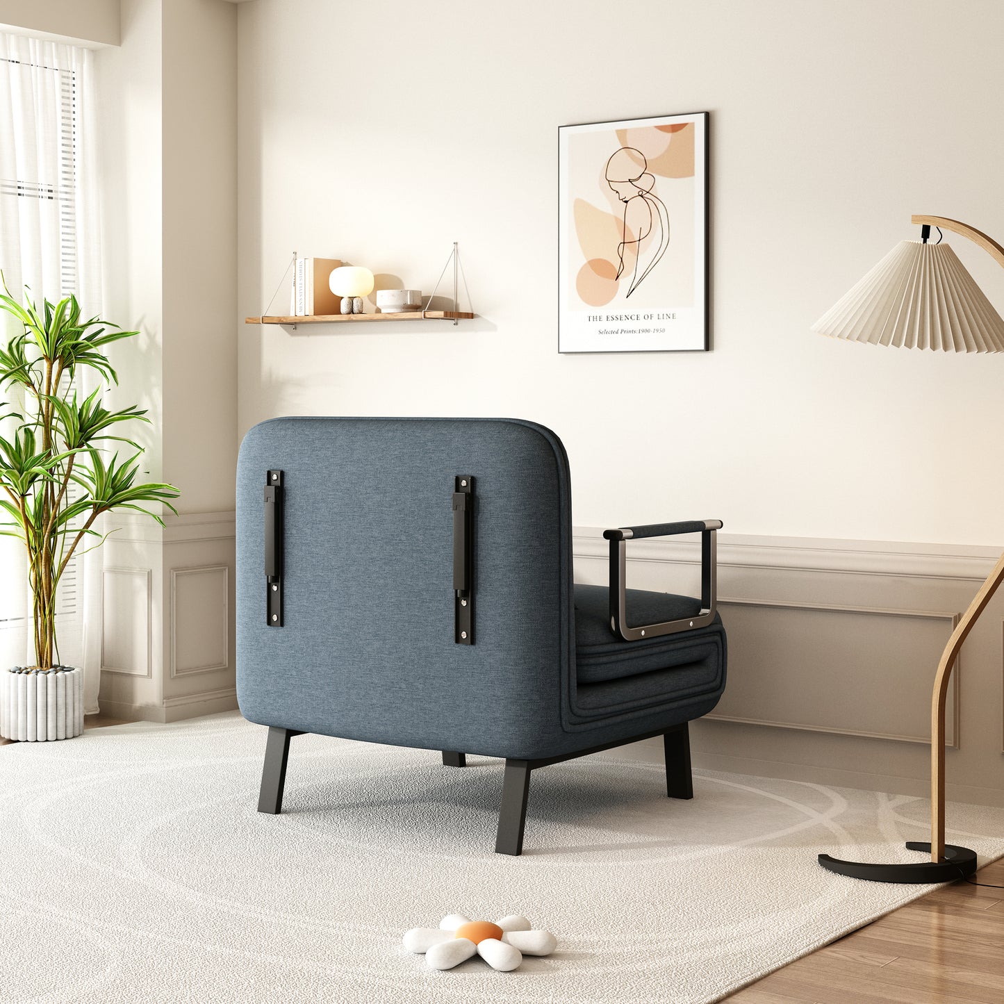 Healdsburg Contemporary Convertible Tri-Fold Chair