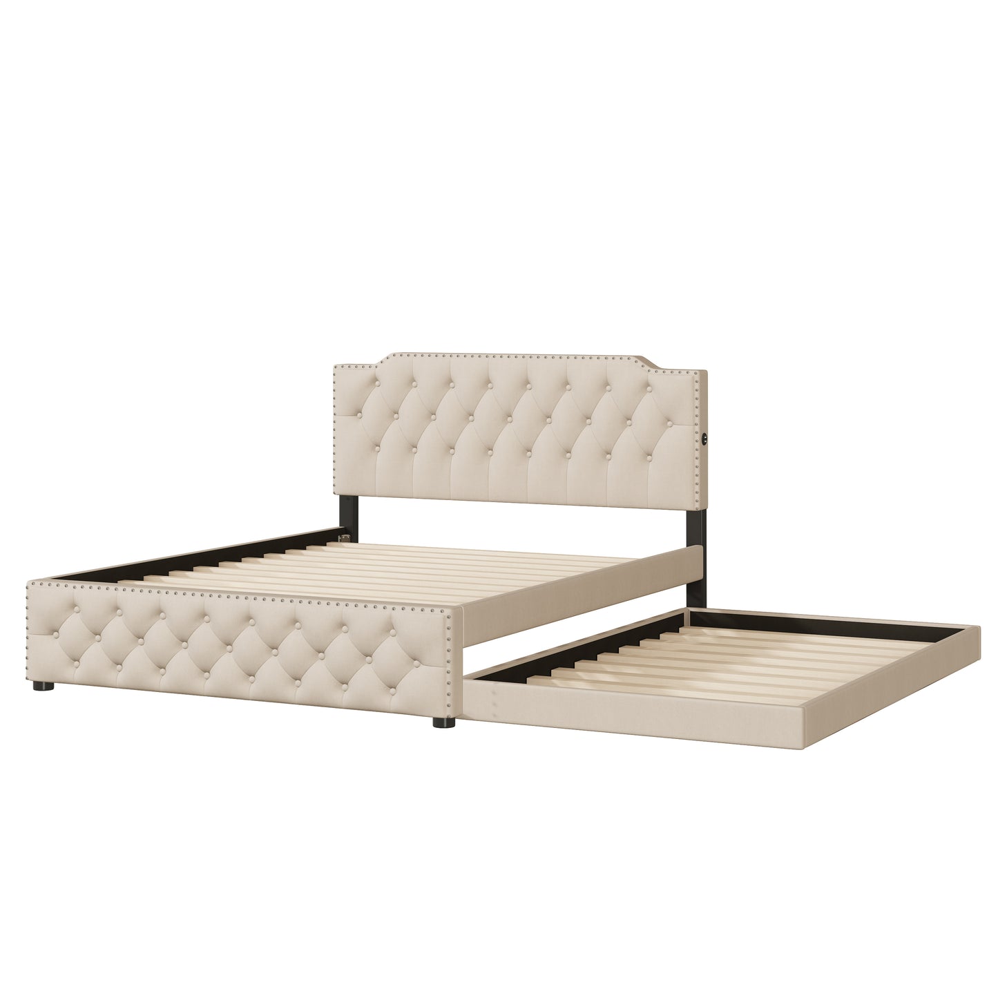 Cleo Contemporary Platform Bed