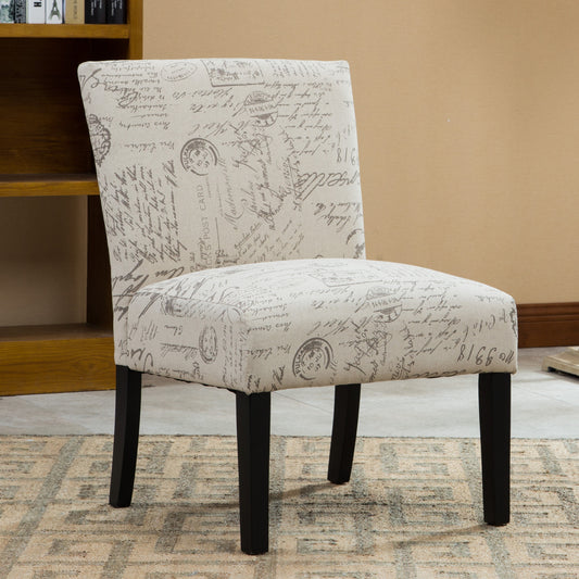 Mission Contemporary Botticelli Print Fabric Chair