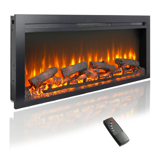Lazzareschi Modern Electric Fireplace Heater
