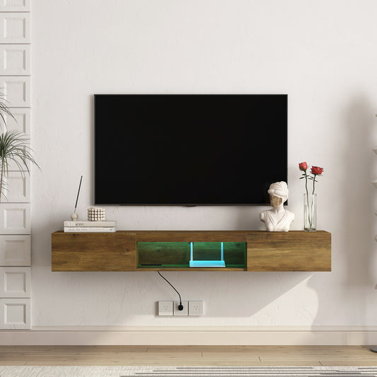 Elmcrest Modern Floating Wall Mounted Shelf
