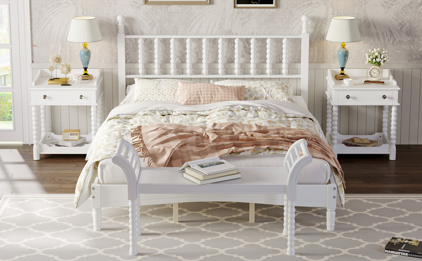 Warmsprings Mid-Century Gourd Shaped Retro Bedroom Set