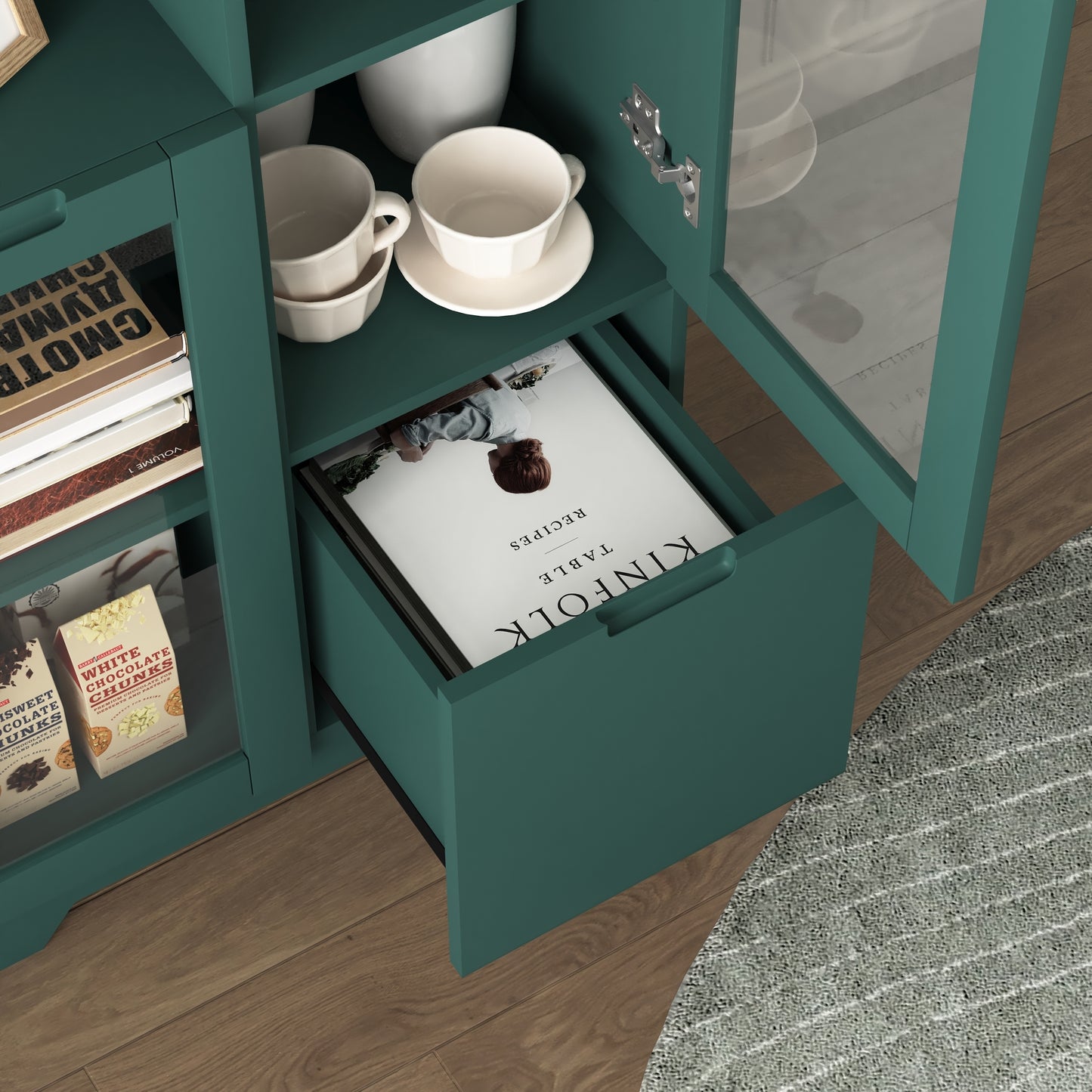 Napa Modern Bedroom Painted Storage Cabinet