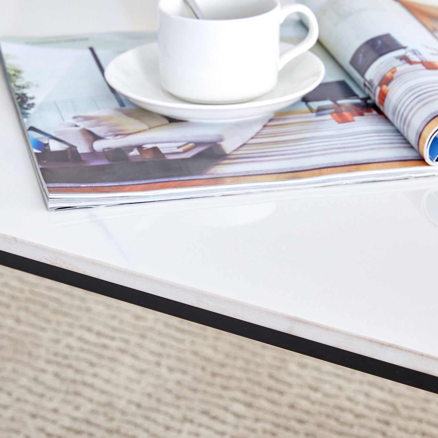 Lazzareschi Modern Monarch Rock Coffee Table