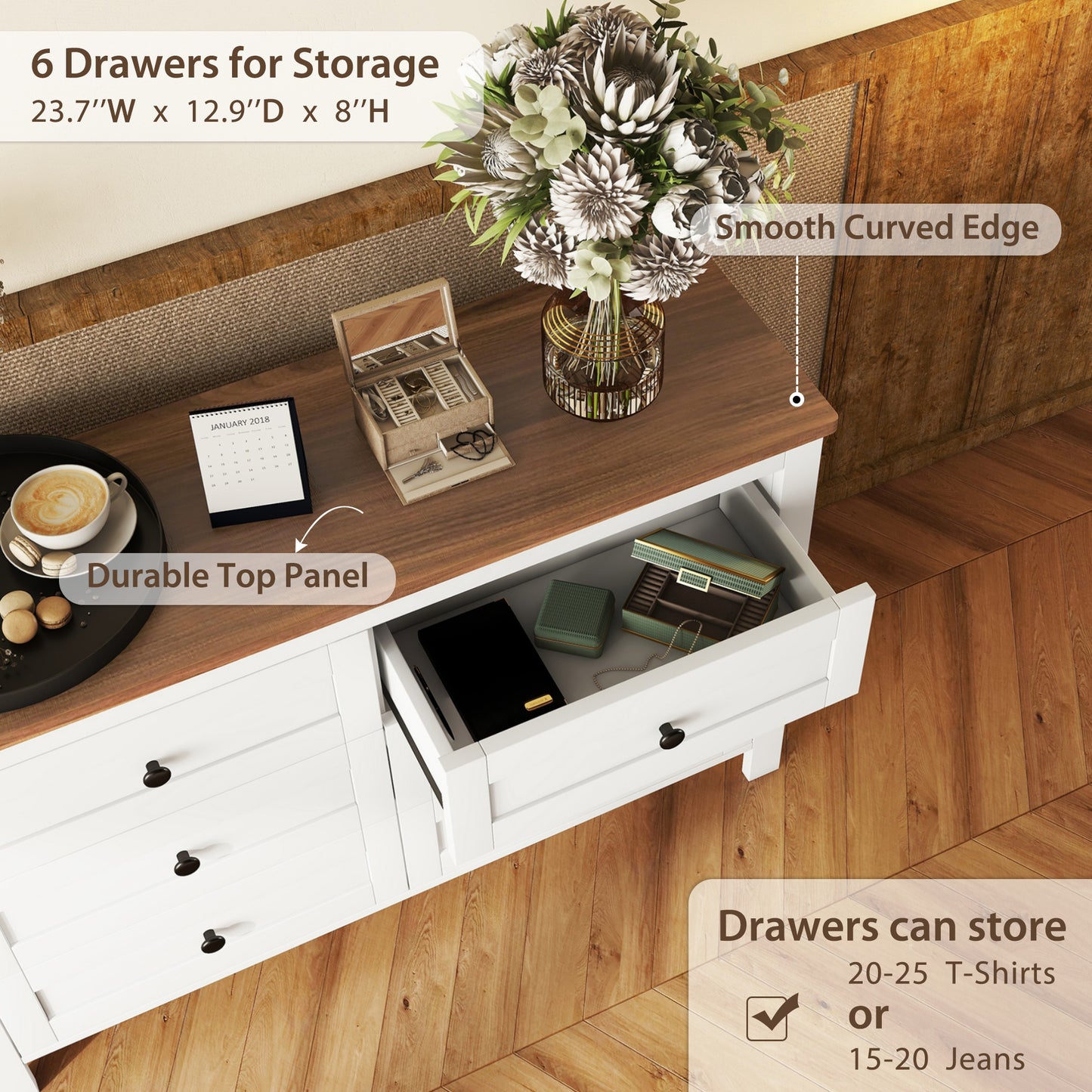 Somerset Craftsman Farmhouse 3-Pieces Bedroom Set