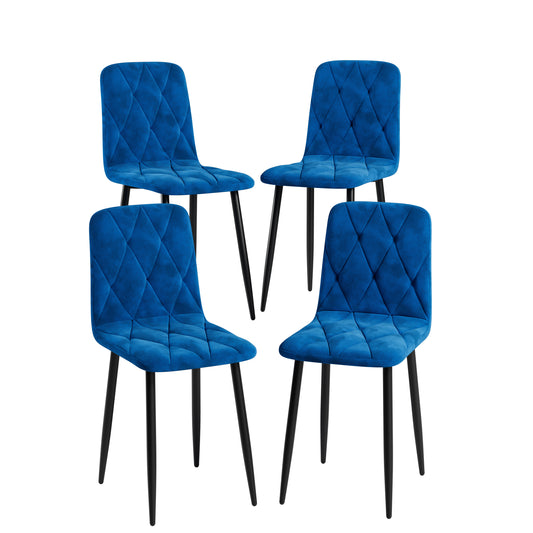 Westport Modern Velvet Upholstered Dining Chairs