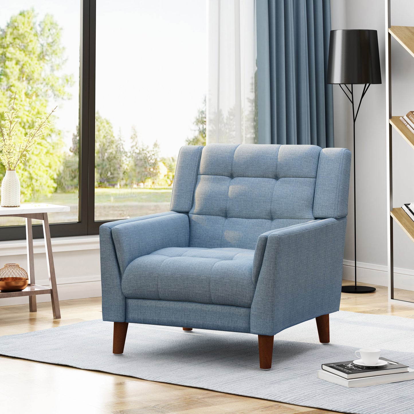 Niles Mid-Century Upholstered Armchair