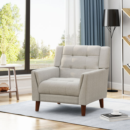 Kingsly Modern Fabric Armchair